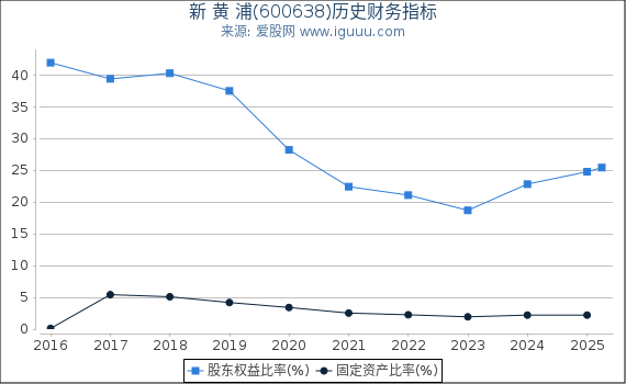 新 黄 浦(600638)股东权益比率、固定资产比率等历史财务指标图