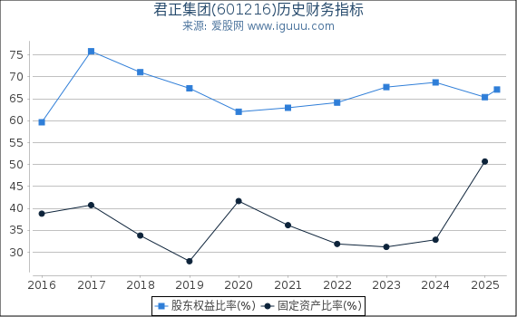 君正集团(601216)股东权益比率、固定资产比率等历史财务指标图