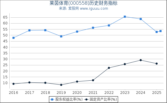 莱茵体育(000558)股东权益比率、固定资产比率等历史财务指标图