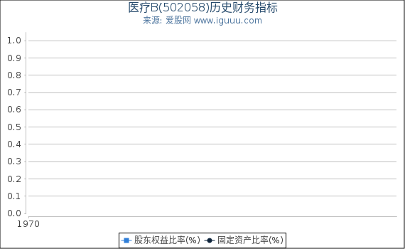 医疗B(502058)股东权益比率、固定资产比率等历史财务指标图