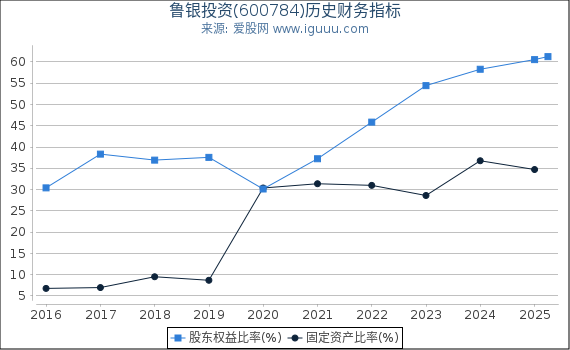 鲁银投资(600784)股东权益比率、固定资产比率等历史财务指标图