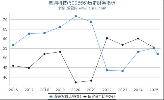 星湖科技(600866)股东权益比率、固定资产比率等历史财务指标图