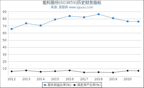 能科股份(603859)股东权益比率、固定资产比率等历史财务指标图
